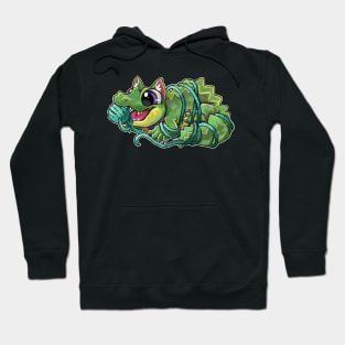 Yarn swamp kitten Hoodie